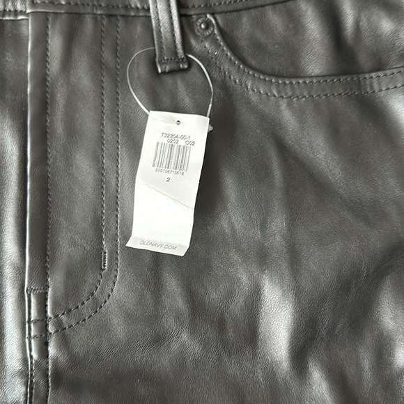 NWT! Black High-Waisted Faux-Leather Boot-Cut Ankle Pants for Women - Multiple💛 - Picture 10 of 10